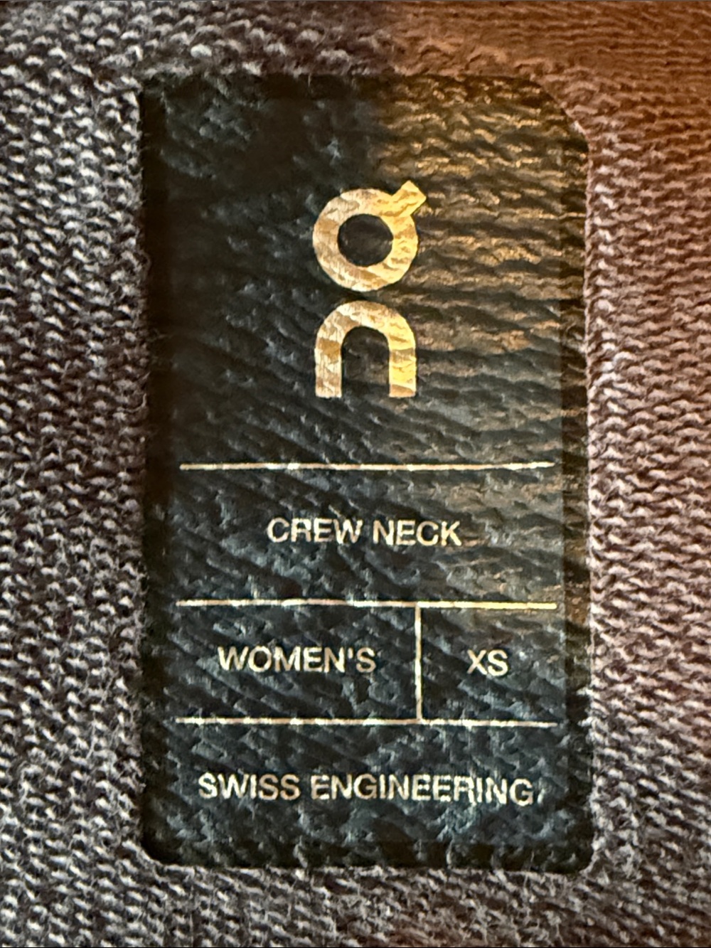 On Running Gray Cropped Crewneck Sweatshirt - Picture 2 of 8